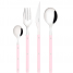couverts rose pale