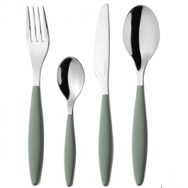 Fourchette 'Feeling' Guzzini - Design Robin Levien, Acier Et Plastique, 20,5 Cm