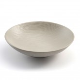 Assiette à salade et pâtes Magma Ivoire Médard de Noblat, diamètre 19 cm, vendu par 6, prix par pièce